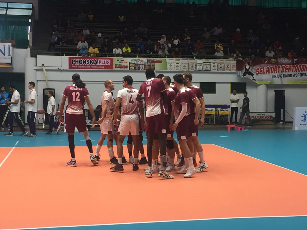 Volleyball team gearup for Asian Championship Team Qatar