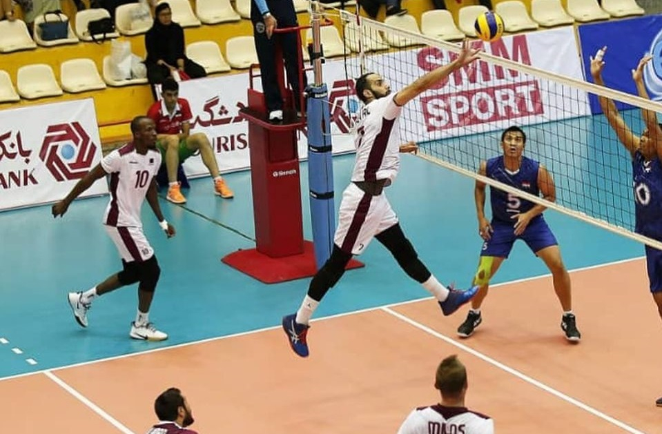 Qatar defeat Indonesia in Asian Volleyball Championship Team Qatar